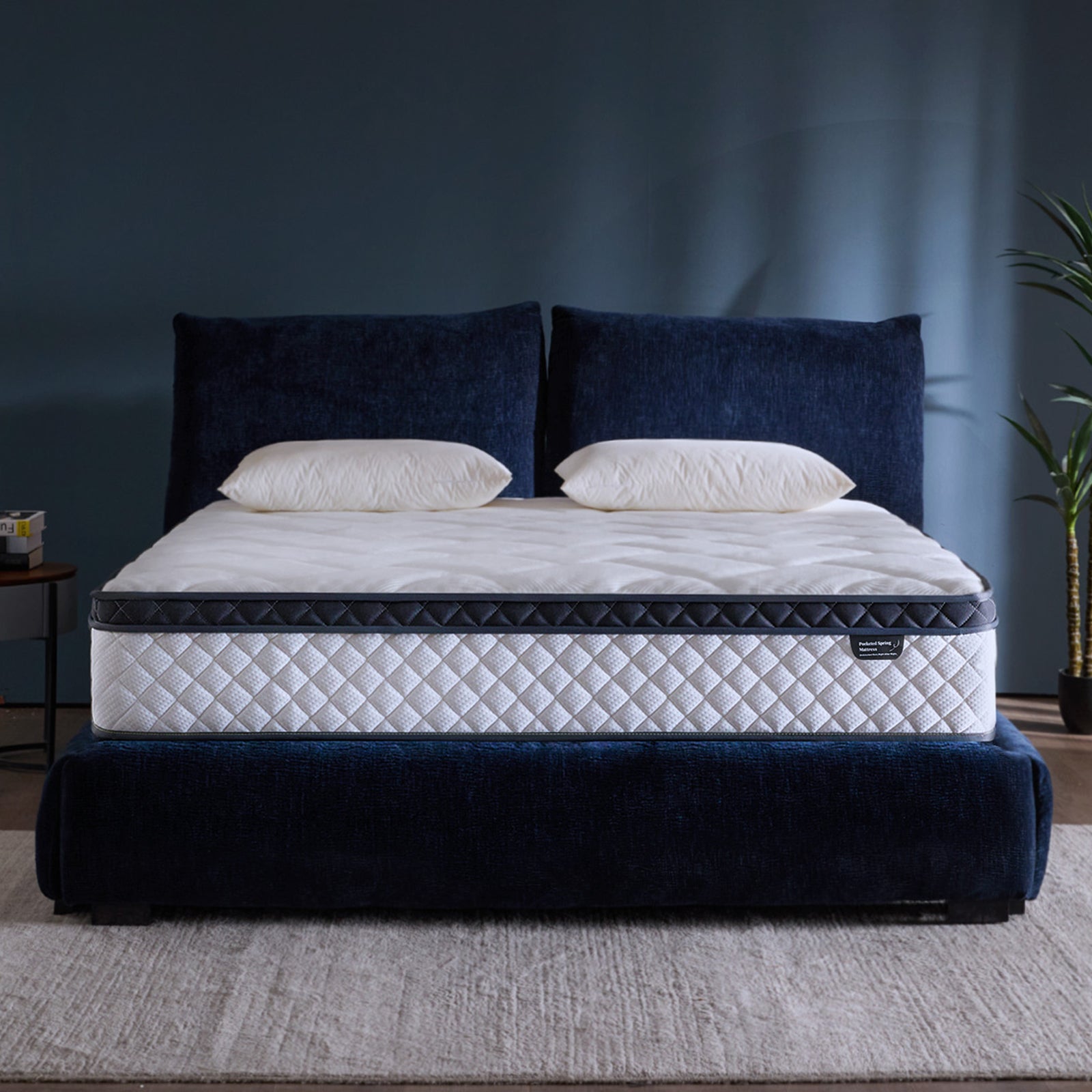 Blinddarm Queen/Full/King/Twin Mattress, 10/12/14 inch Hybrid Memory Foam Mattress in a Box, Individual Pocket Spring, Medium Firm, CertiPUR-US