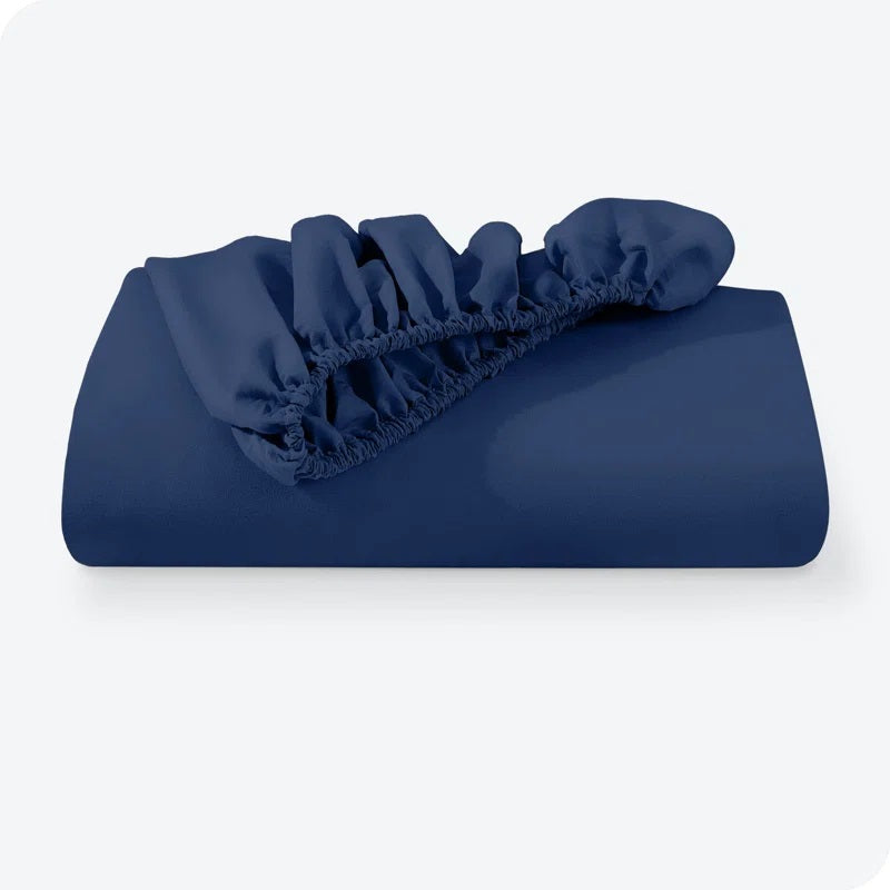 Queen Fitted Sheet Ultra-Soft Wrinkle Resistant Microfiber Bottom Sheet