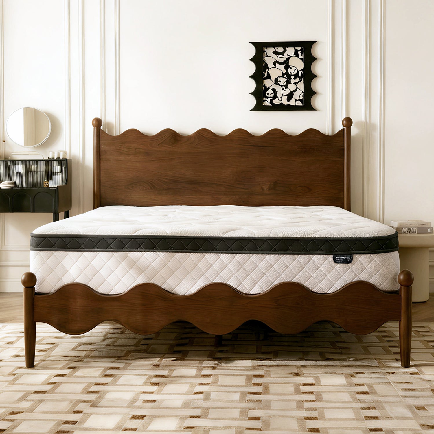 Twin/Full/Queen/King Mattress, 10-12-inch Hybrid Mattress in a Box, Memory Foam Mattress with Pocket Springs, Pressure Relief, Motion Isolation, CertiPUR-US Certified