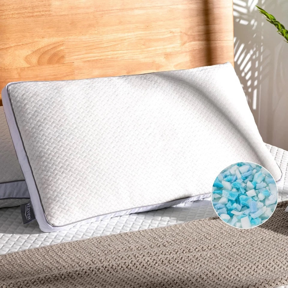 Shredded Memory Foam Pillows, King Size Bed Pillows for Sleeping